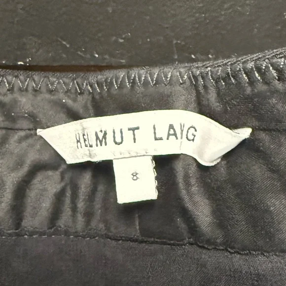 Helmut Lang Black Flared Dress Pants Size 8 - Picture 2 of 4